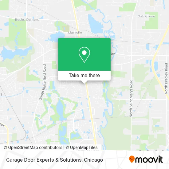 Garage Door Experts & Solutions map