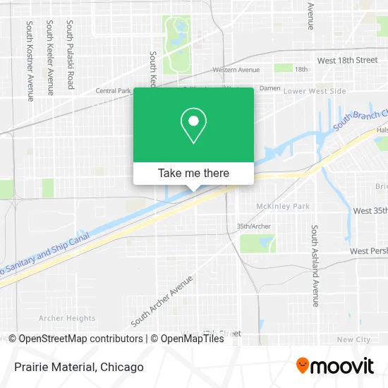 Prairie Material map