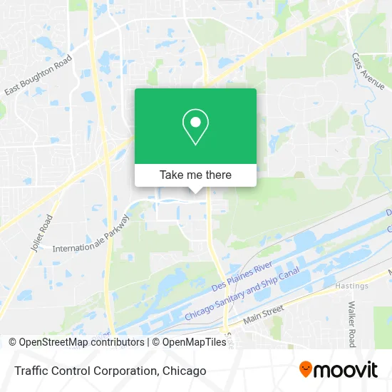 Traffic Control Corporation map