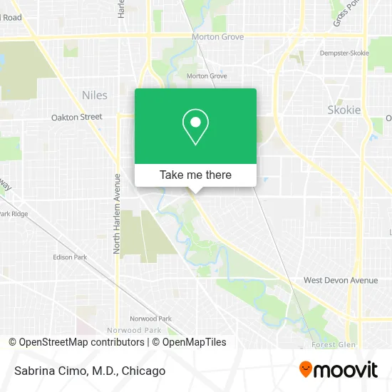 Sabrina Cimo, M.D. map