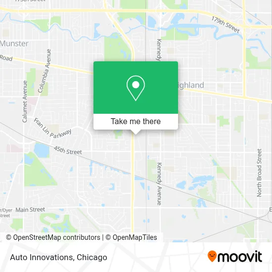 Auto Innovations map
