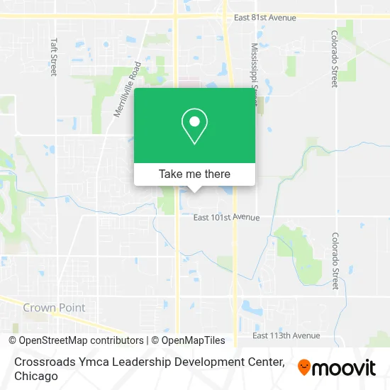 Crossroads Ymca Leadership Development Center map