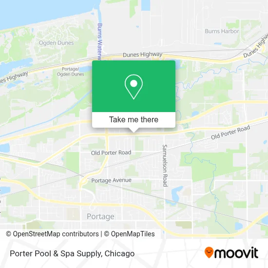 Porter Pool & Spa Supply map