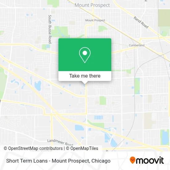 Short Term Loans - Mount Prospect map