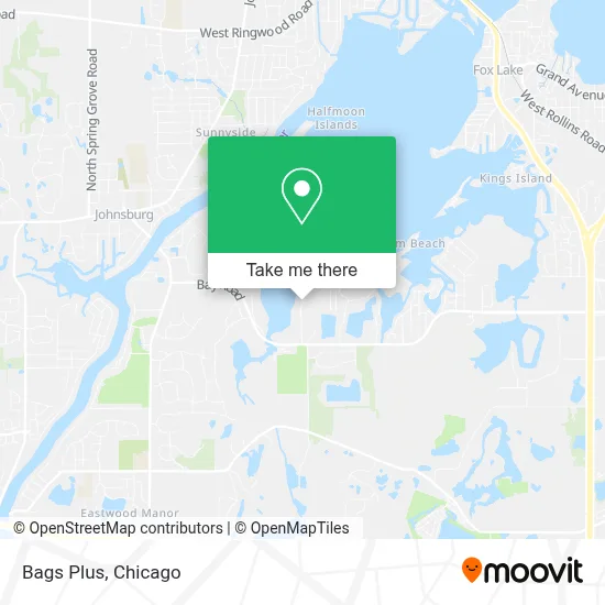 Bags Plus map