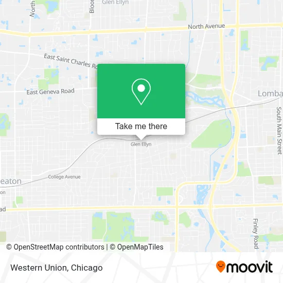 Western Union map