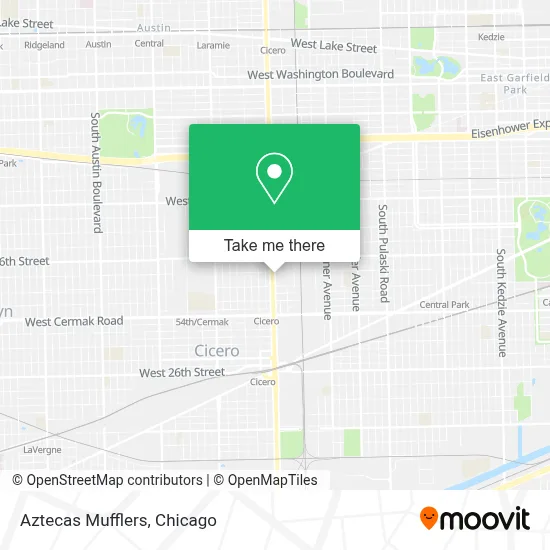 Aztecas Mufflers map