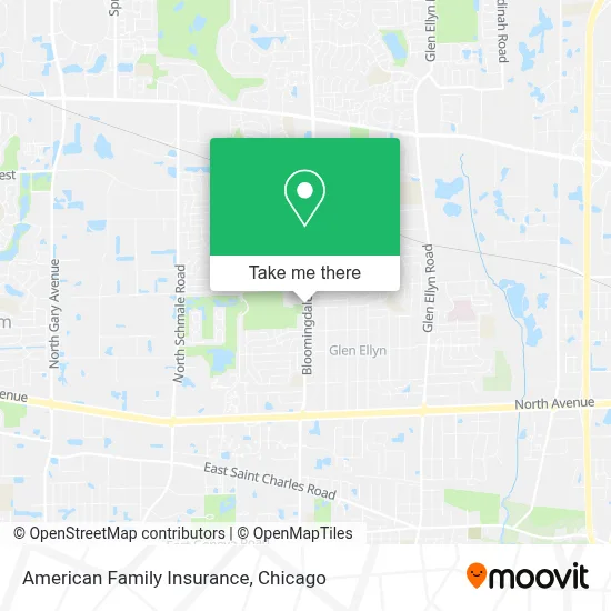 American Family Insurance map