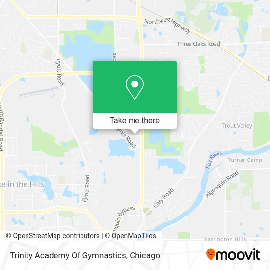 Trinity Academy Of Gymnastics map