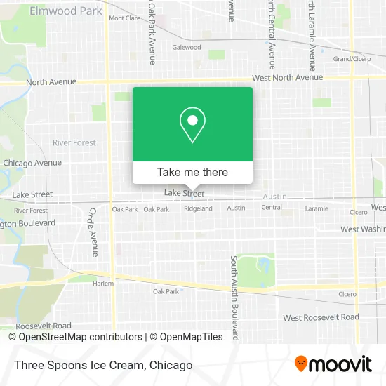 Three Spoons Ice Cream map