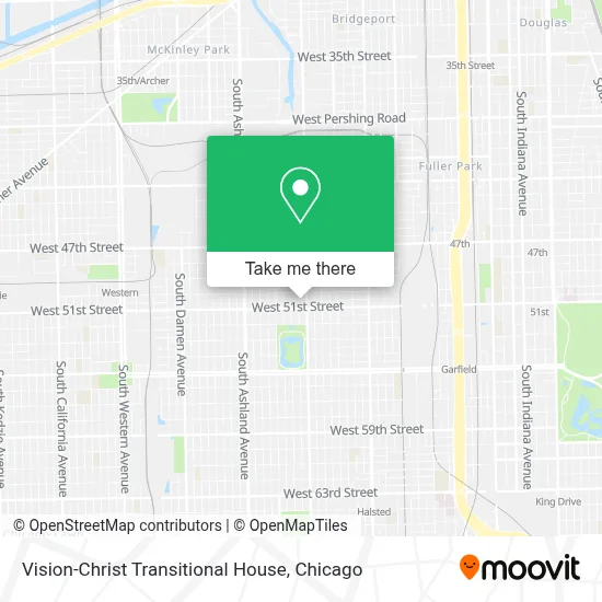 Vision-Christ Transitional House map