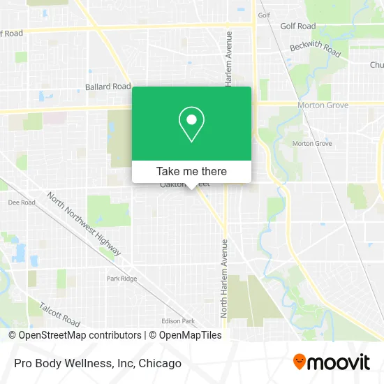 Pro Body Wellness, Inc map