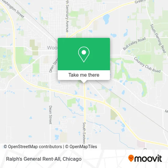 Ralph's General Rent-All map