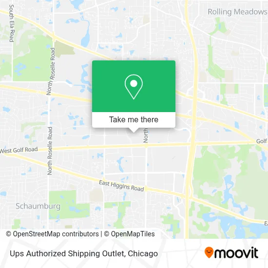 Ups Authorized Shipping Outlet map