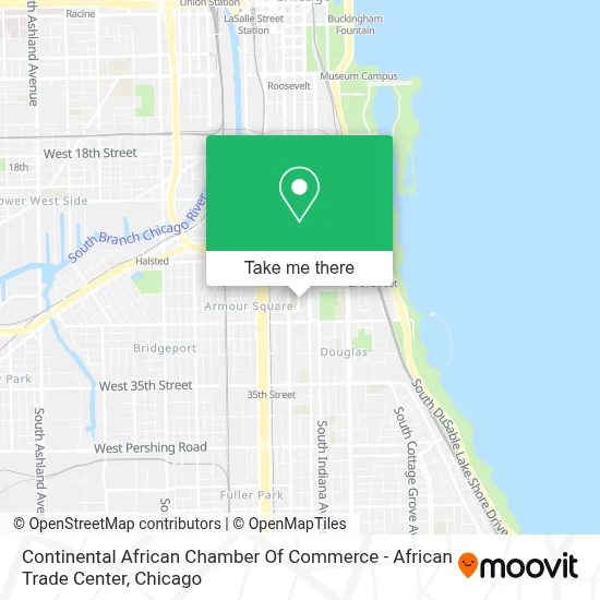 Continental African Chamber Of Commerce - African Trade Center map