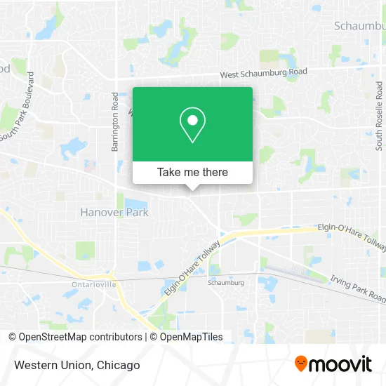 Western Union map