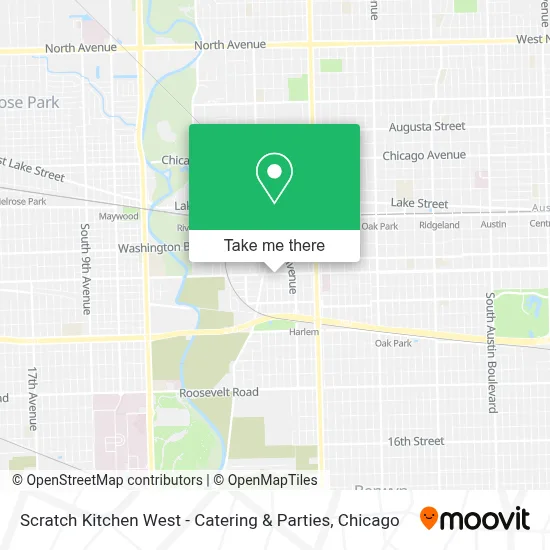 Scratch Kitchen West - Catering & Parties map
