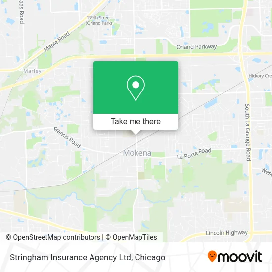 Stringham Insurance Agency Ltd map