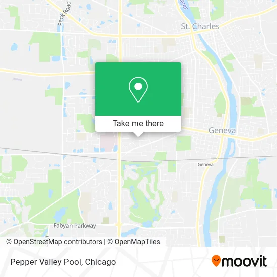 Pepper Valley Pool map