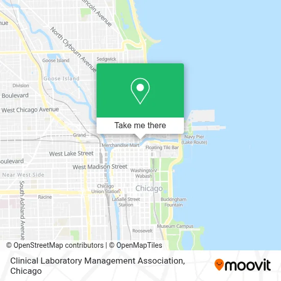 Clinical Laboratory Management Association map