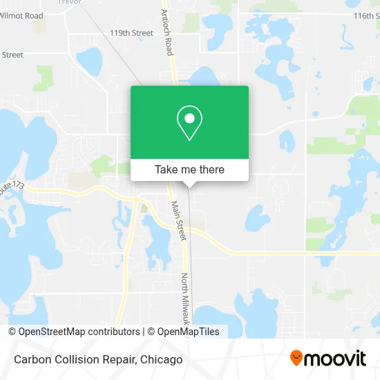 Carbon Collision Repair map