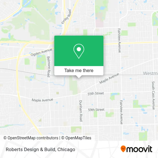 Roberts Design & Build map