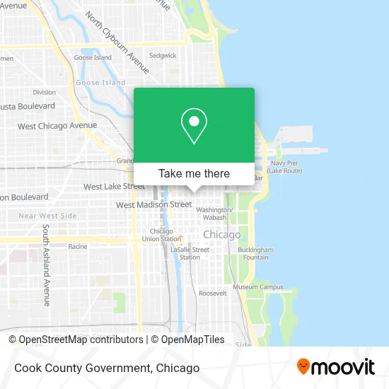 Cook County Government map