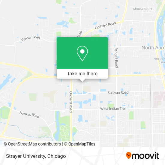 Strayer University map
