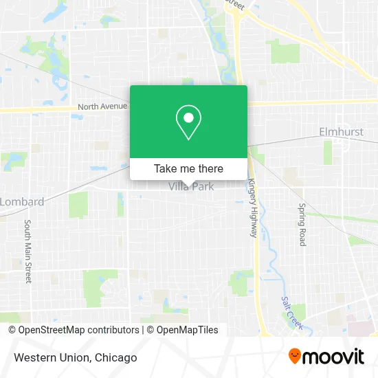 Western Union map