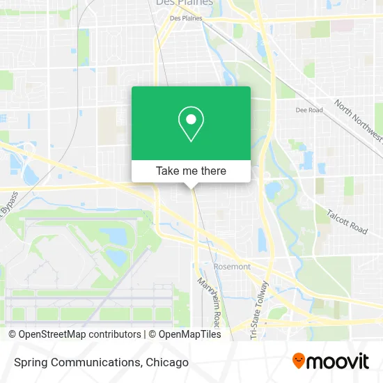 Spring Communications map