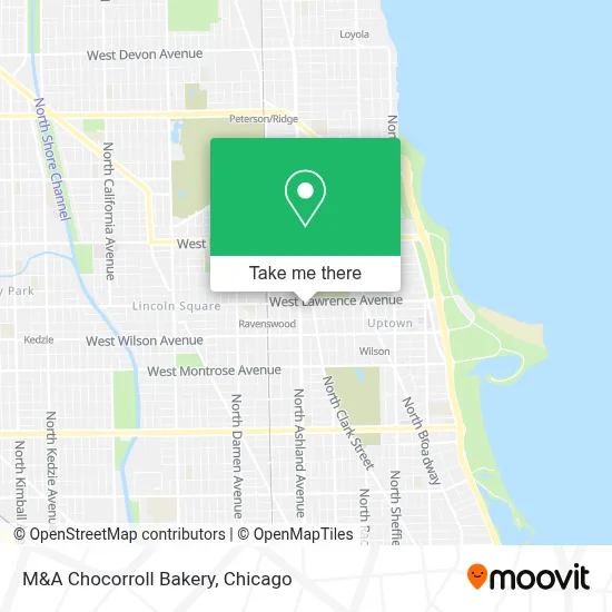 M&A Chocorroll Bakery map