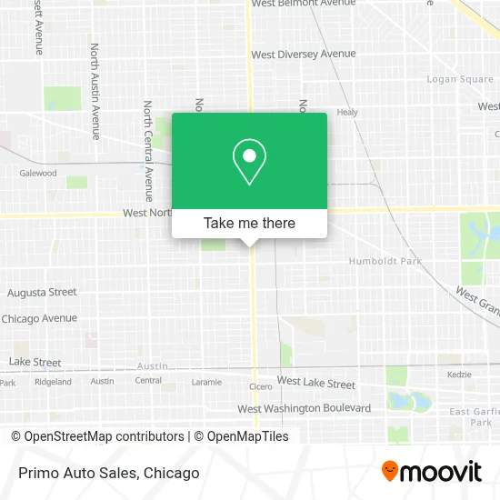 Primo Auto Sales map