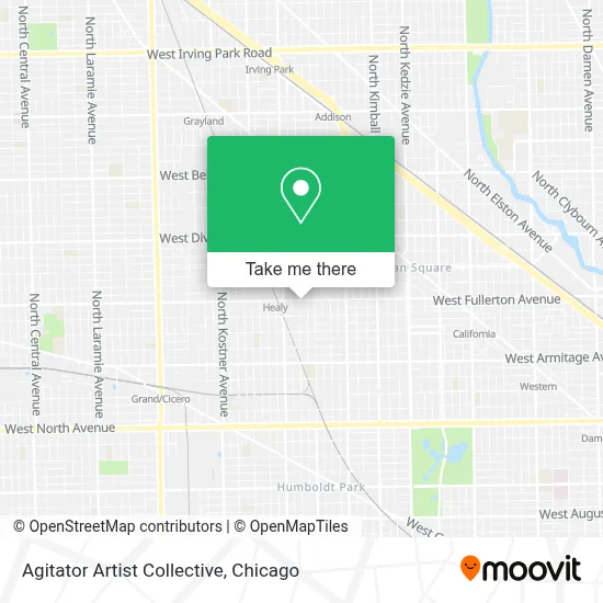 Agitator Artist Collective map