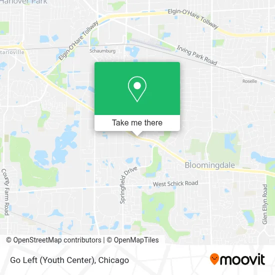 Go Left (Youth Center) map