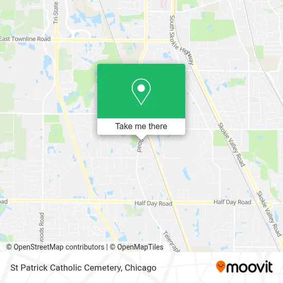 St Patrick Catholic Cemetery map
