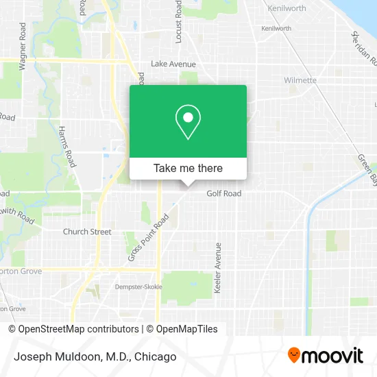Joseph Muldoon, M.D. map