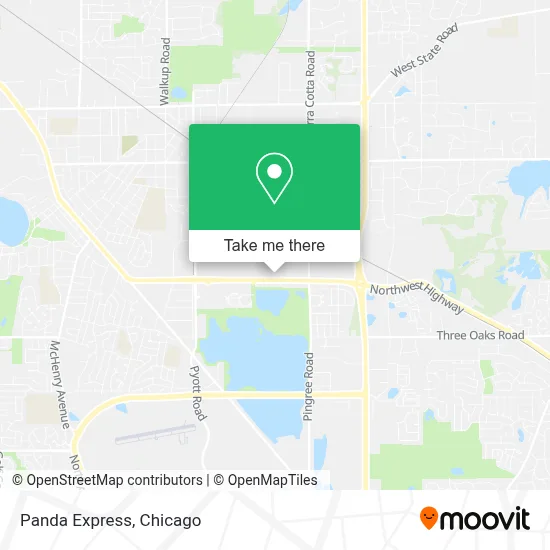 Panda Express map