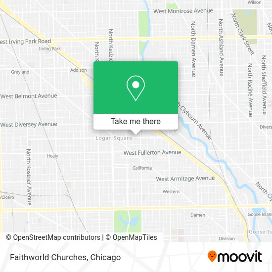 Faithworld Churches map