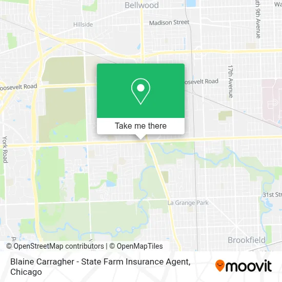 Blaine Carragher - State Farm Insurance Agent map