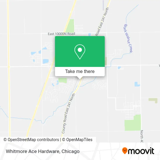Whitmore Ace Hardware map