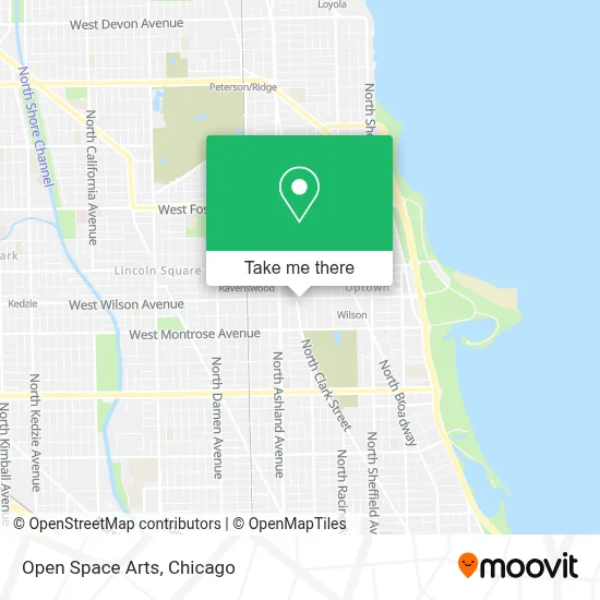 Open Space Arts map