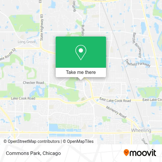 Commons Park map