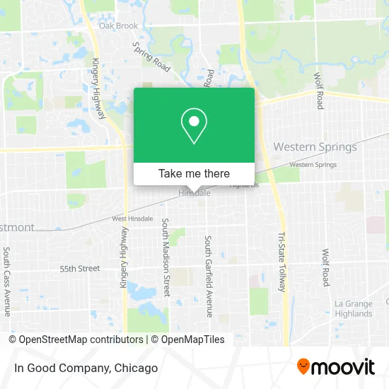 In Good Company map