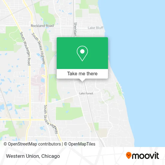 Western Union map