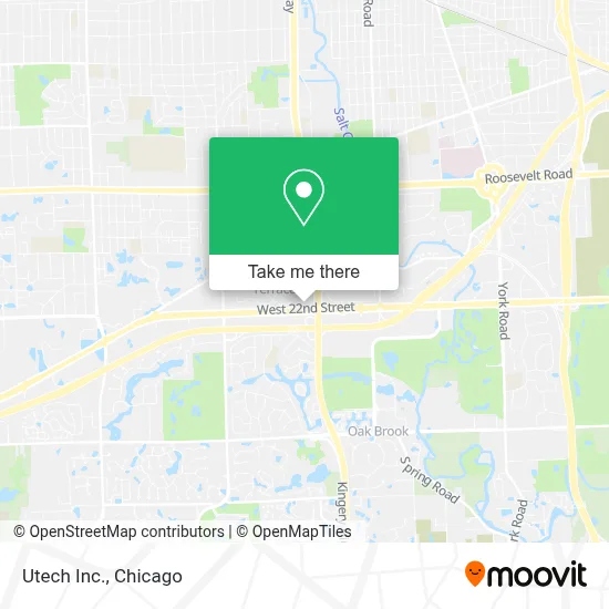 Utech Inc. map