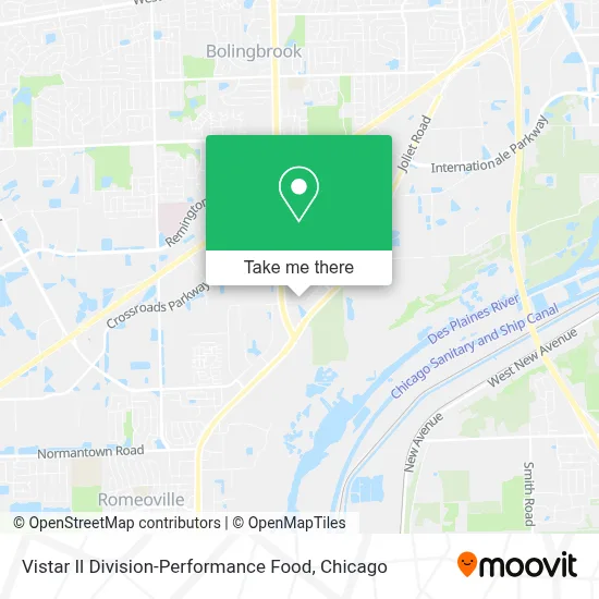Vistar Il Division-Performance Food map