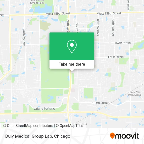 Duly Medical Group Lab map