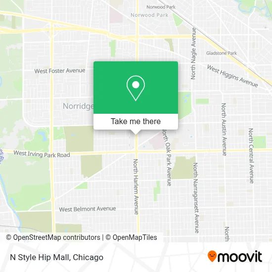 N Style Hip Mall map