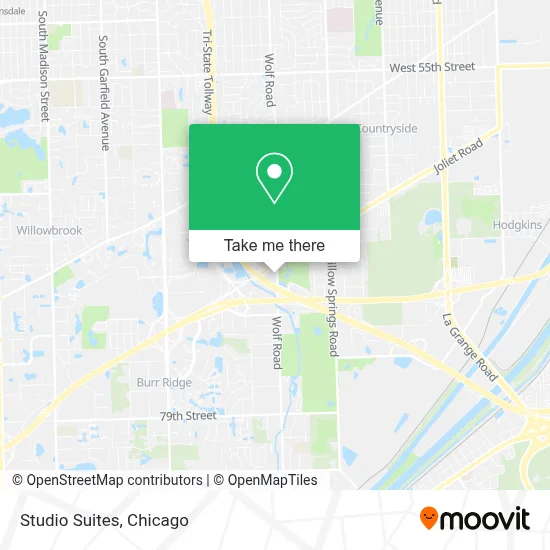 Studio Suites map