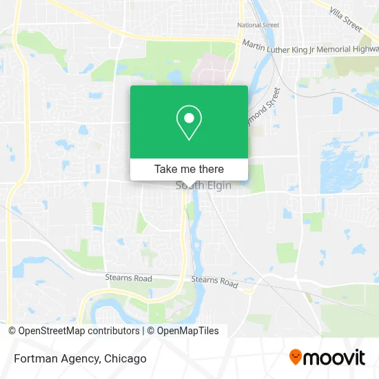 Fortman Agency map